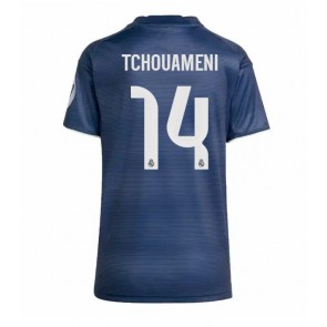 Real Madrid Aurelien Tchouameni #14 Replik Auswärtstrikot Damen 2025-26 Kurzarm Real Madrid Aurelien Tchouameni #14 Replik Auswärtstrikot Damen 2025-26 Kurzarm